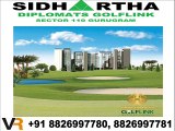 Sidhartha Diplomats Golf Link This Project 700 mtr Distance Dwarka Expressway  Sector 110 Gurgaon