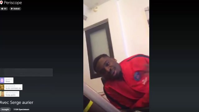 Les scandaleux dérapages de Serge Aurier sur Périscope, il y a un an,