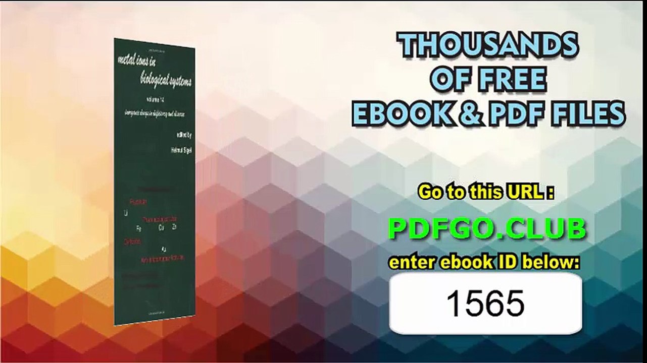 Metal Ions in Biological Systems, Vol. 14_ Inorganic Drugs in Deficiency and Disease 0th Edition