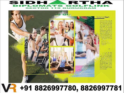 Sidhartha Diplomats Golf Link All Including Price 5500* Per Sqft Sector 110 Gurgaon 8826997780