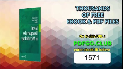 Metal Nanoparticles in Microbiology 2011th Edition