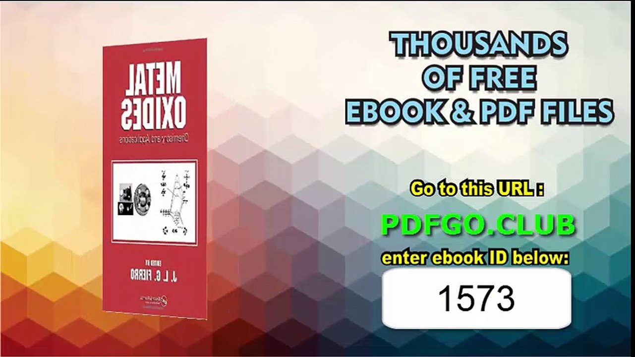 Metal Oxides_ Chemistry and Applications (Chemical Industries) 1st Edition