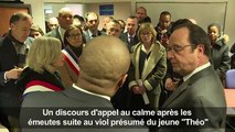 Affaire Théo: Hollande appelle au respect de chacun