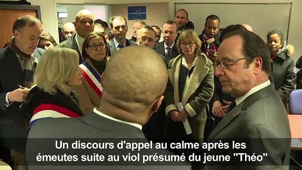 Affaire Théo: Hollande appelle au respect de chacun