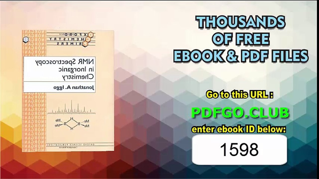 NMR Spectroscopy in Inorganic Chemistry (Oxford Chemistry Primers) by Iggo, Jonathan A. published by Oxford University Press, USA (2000)