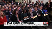 U.S. National Security Adviser Michael Flynn resigns