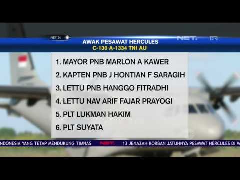 Awak Pesawat Hercules C-130 A-1334 TNI AU - NET 24