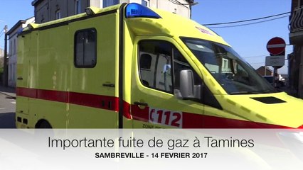 Sambreville: Importante fuite de gaz à Tamines