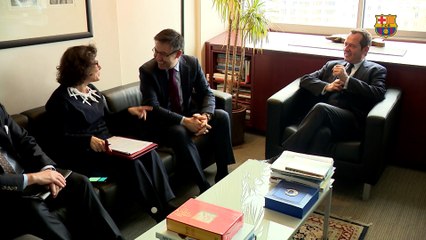 FC Barcelona: Visita a la seu de la UNESCO a París