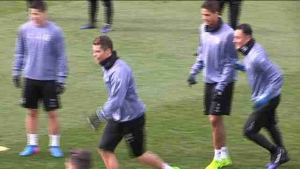 Cristiano Ronaldo, listo para jugar ante el Nápoles