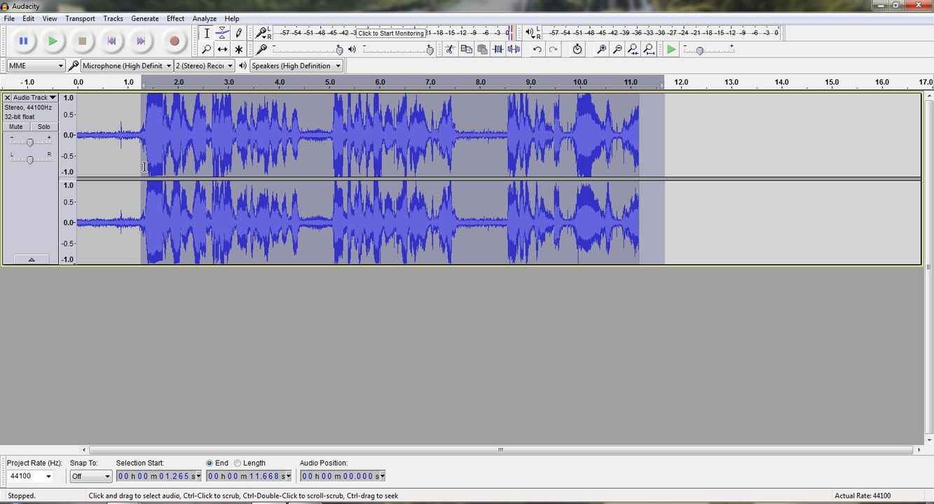 كيفية تنقية الصوت  واضافة  خلفية موسيقية باستخدام برنامج Audacity