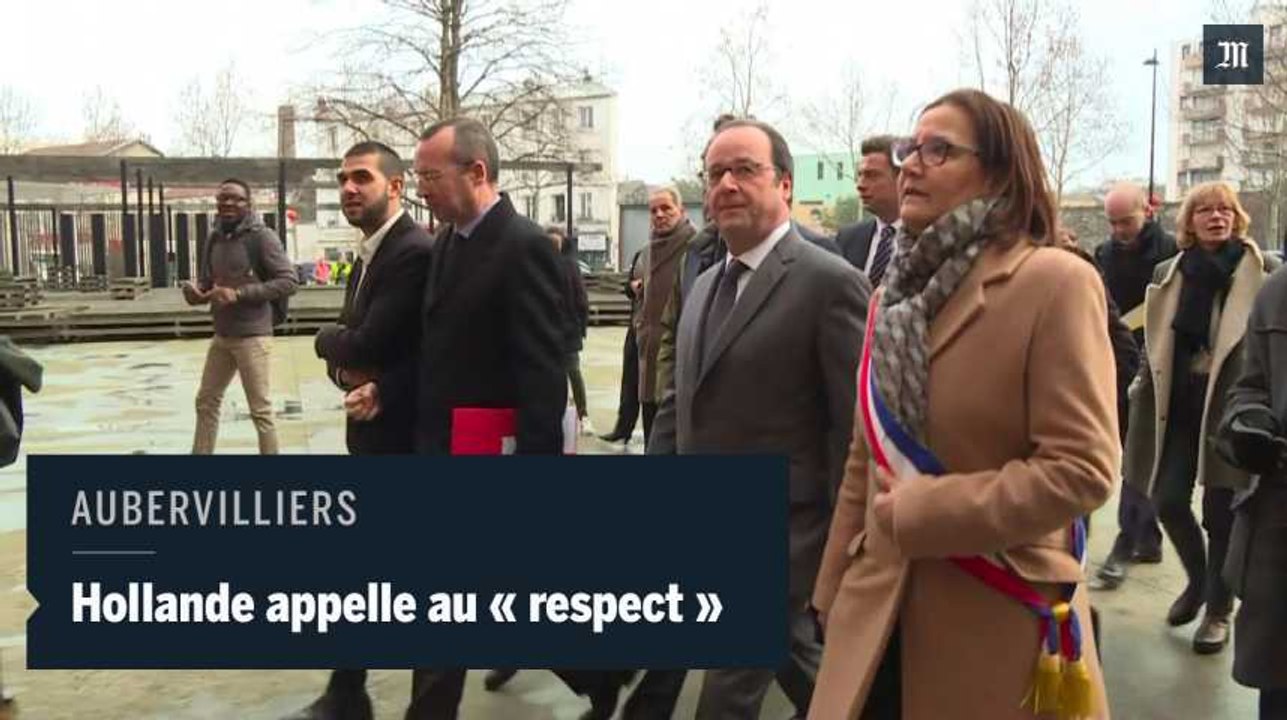 François Hollande à Aubervilliers : « Pas de vie en commun possible sans respect mutuel entre la police et les jeunes »