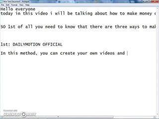 How to earn money through Dailymotion part 1