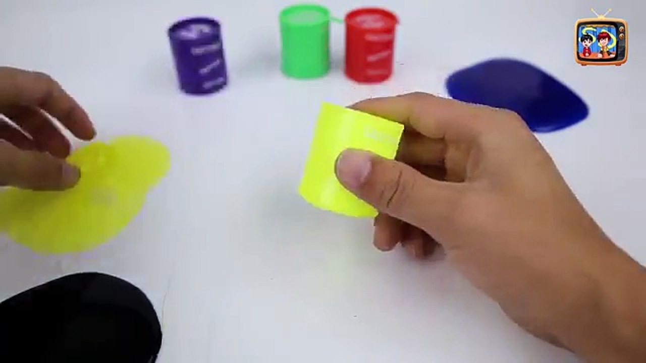 How To Make Non Toxic Drums Black Slime Syringer Learn Colors DIY
