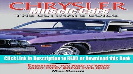 Books Chrysler Muscle Cars: The Ultimate Guide Free Books