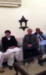 Imran Khan visits Capt Mubeen Ahmed's house for condolence