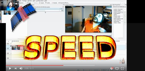 Kdenlive, montage video : Slow Motion / Accélération
