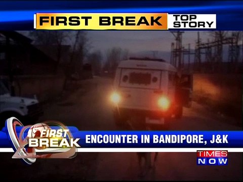 Terrorist Encounter In Bandipore District - 4 Jawans Injured