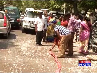 Celebrations Outside OPS House