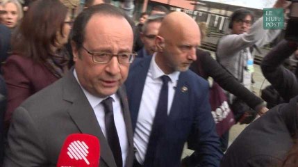 Download Video: Affaire Théo : Hollande à Aubervilliers pour 