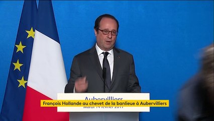 "Il n'y a pas de vie en commun sans respect", lance Hollande en Seine-Saint-Denis