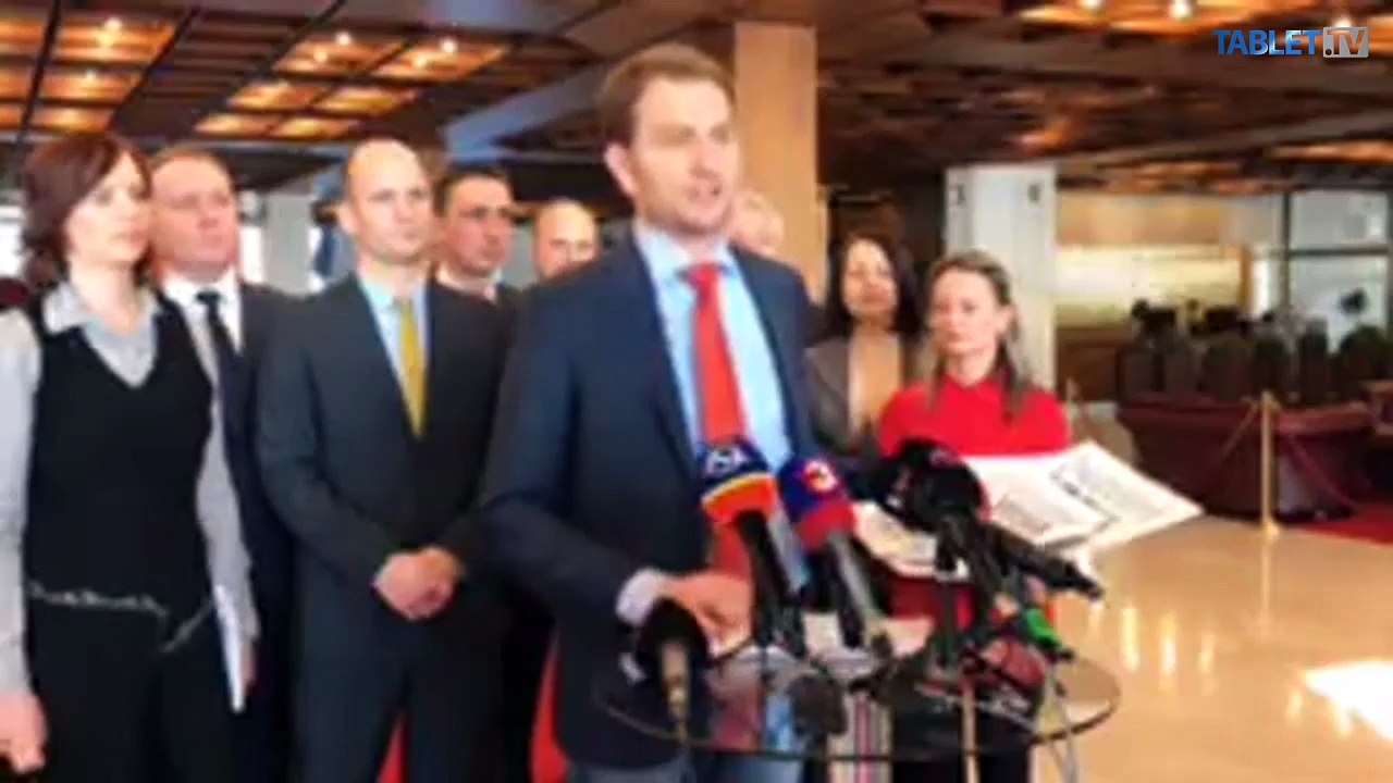 ZÁZNAM: I.Matovič: Ukázal som v pléne len prílohu návrhu na odvolanie premiéra