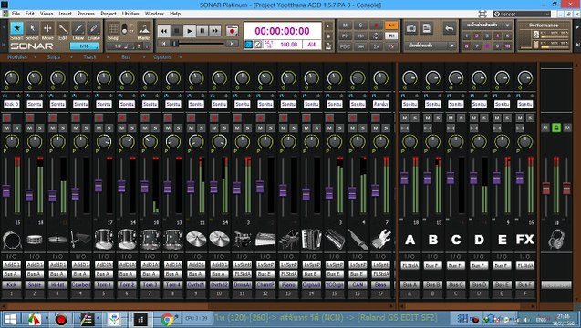 ลำซิ่งภูไท - ศรีจัทร์ วีสี - Sound Project Sonar 32 CH