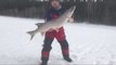 Canadian Ice Fisherman Catches Massive Pike