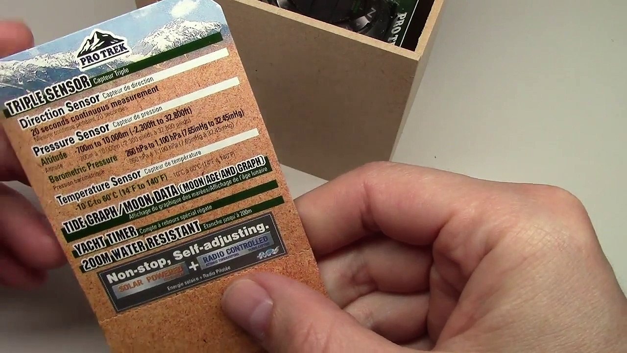 Casio Pro Trek Triple Sensor Mens Watch Review Model PRW2500T-7