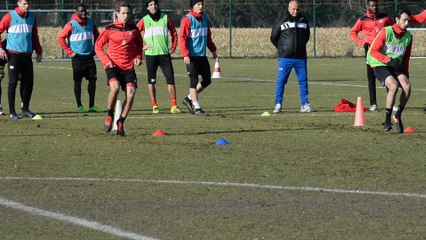 L' Excel Mouscon à l ' entraiment Video 1 Eric Ghislain