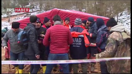 İstanbul Beykoz'da köpek kurtarma çalışması