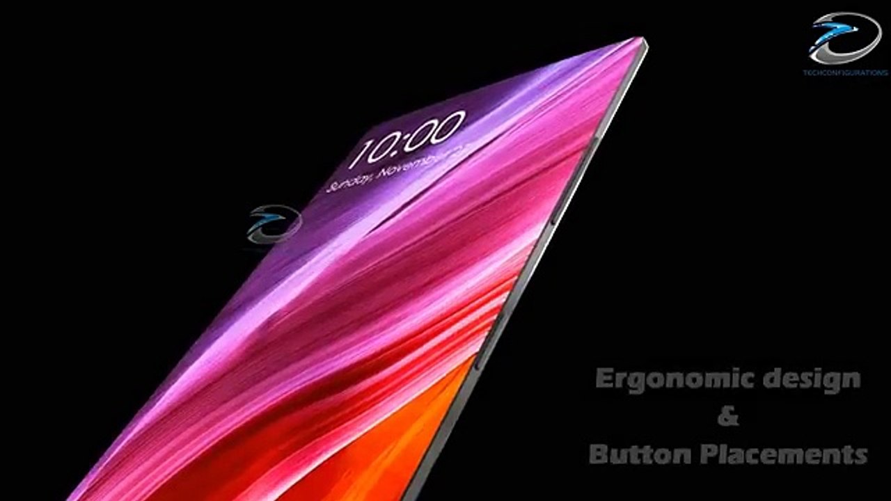 Xiaomi Mi 6 MIX Concept with 100% Screen to Body Ratio &  Retractable Front Camera