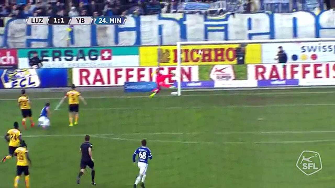 Luzern 4:1 Young Boys (Swiss Super League 12 February 2017)