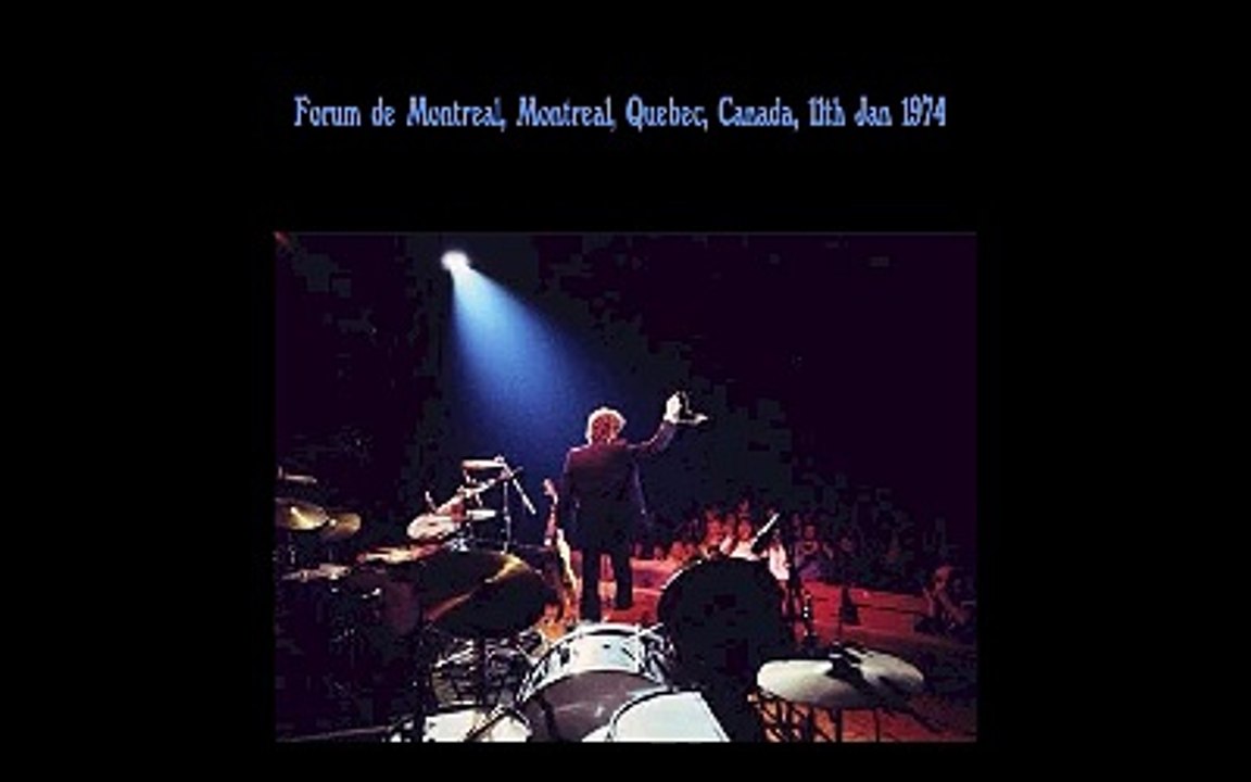 January  11 1974 Bob Dylan -  The Times They Are A-Changin' - Montreal, Quebec, Canad