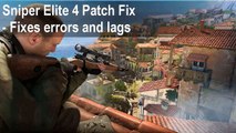 Sniper Elite 4 lag fix pc