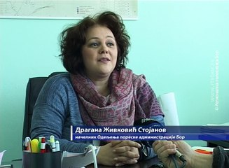 Poslednji rok za prvu ratu poreza na imovinu, 14. februar 2016 (RTV Bor)