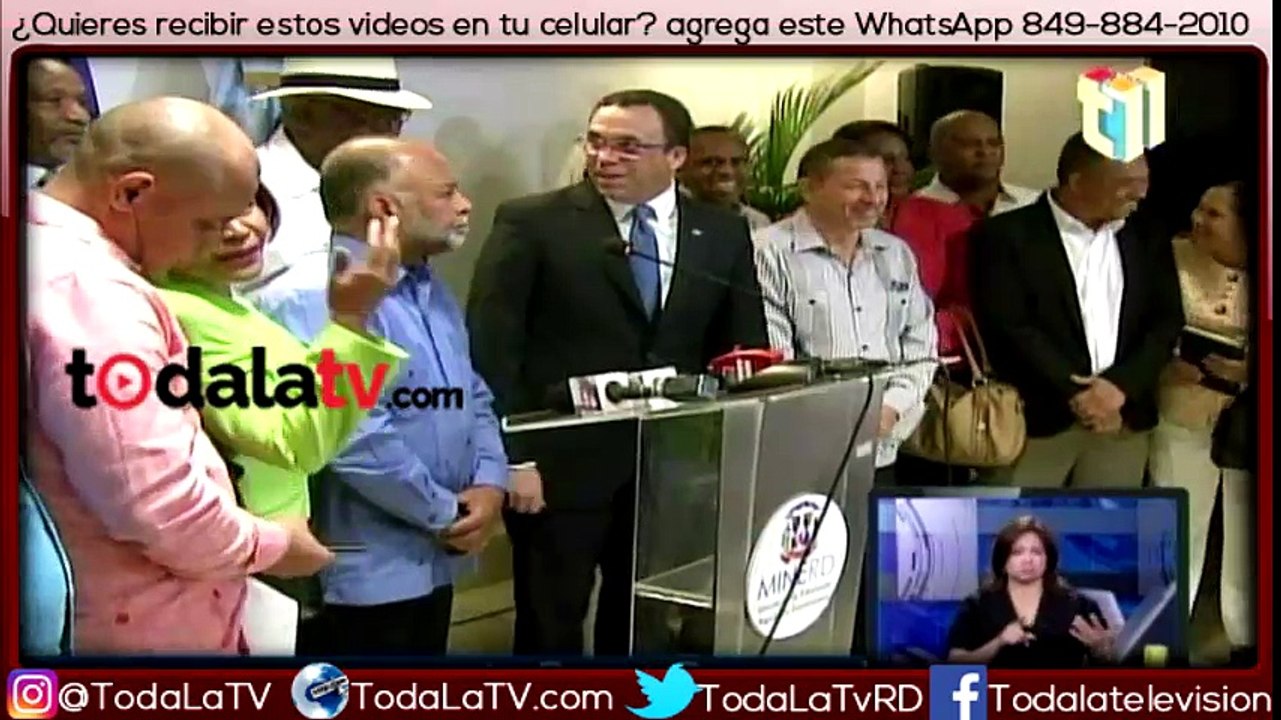 Andres Navarro ministro MINERD se reune por 3 horas con miembros ADP-Telenoticias canal 11-Video
