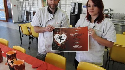 UN MENU SPECIAL SAINT-VALENTIN AU CFA DE VESOUL