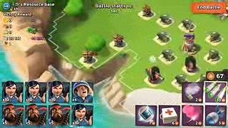 BoomBeach-[How to] Beat a resource base with 5 rocket launchers