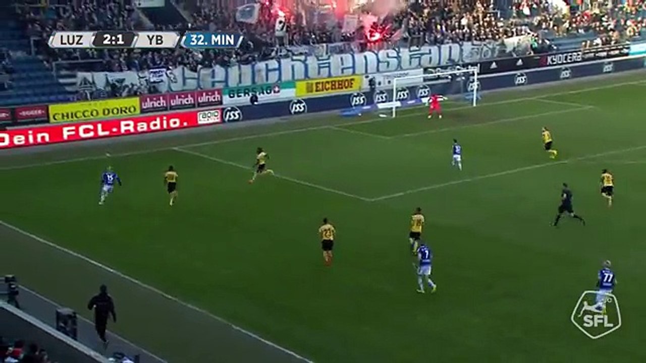 Luzern 3:1 Young Boys (Swiss Super League 12 February 2017)
