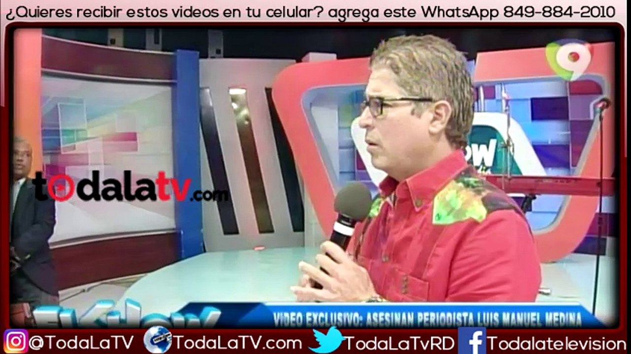 Ultiman a tiros al periodista Luis Manuel Medina en cabina de radio de San Pedro mientras leía noticias- El Show Del Mediodia - Video