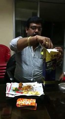 Man Drinks a Bottle of whisky in One Glup