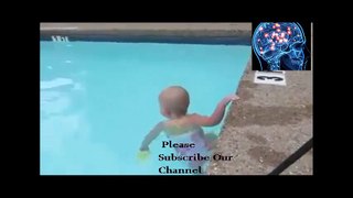 2 years Small baby having Awesome Spirit in Swimming.