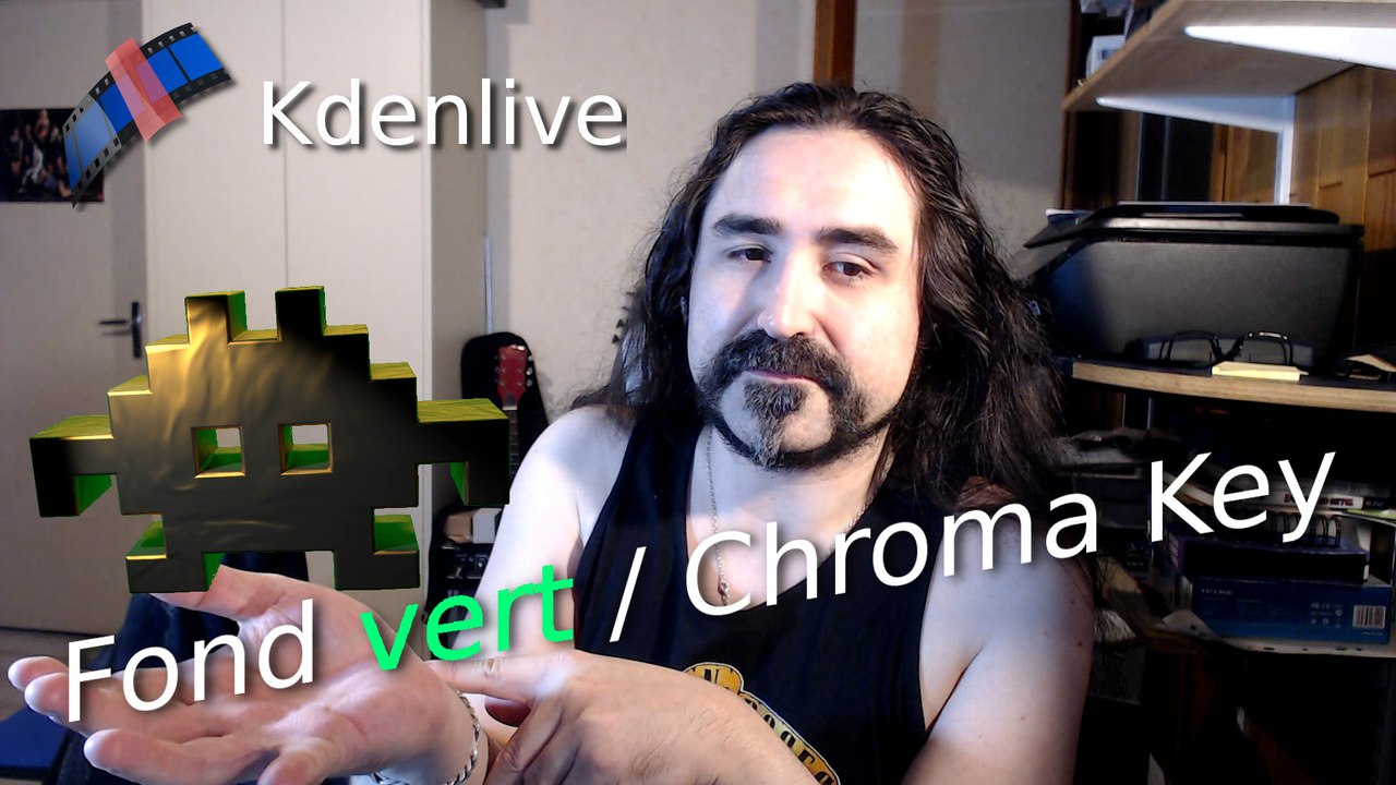 Kdenlive : Fond vert | bleu | Chroma Key | Incrustation.