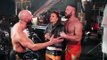 Braxton Sutter, Maria Kanellis-Bennett and Mike Bennett Backstage Segment