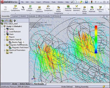 RF & Microwave Simulation software HFWorks S-Parameter Analysis of a Four-Pin Connector part 2 of 2