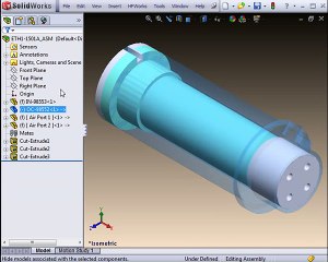 RF Simulation software HFWorks  S-Parameter Analysis of a Four-Pin Connector part 1 of 2