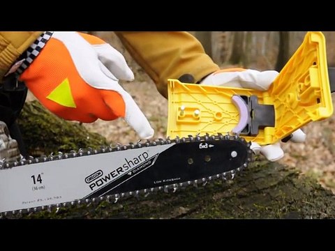 Privește cum se ascute LANȚUL unei DRUJBE folosind acest dispozitiv. Toți lucrătorii forestieri și nu numai trebuie să v