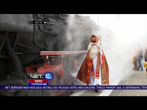 Jelang Natal Penumpang Kereta Nikmati Gula-Gula dan Coklat Dari Santa di Jerman - NET 12
