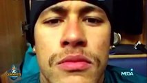 Neymar Gets Trolled By Pique And Suarez For His Mustaches!